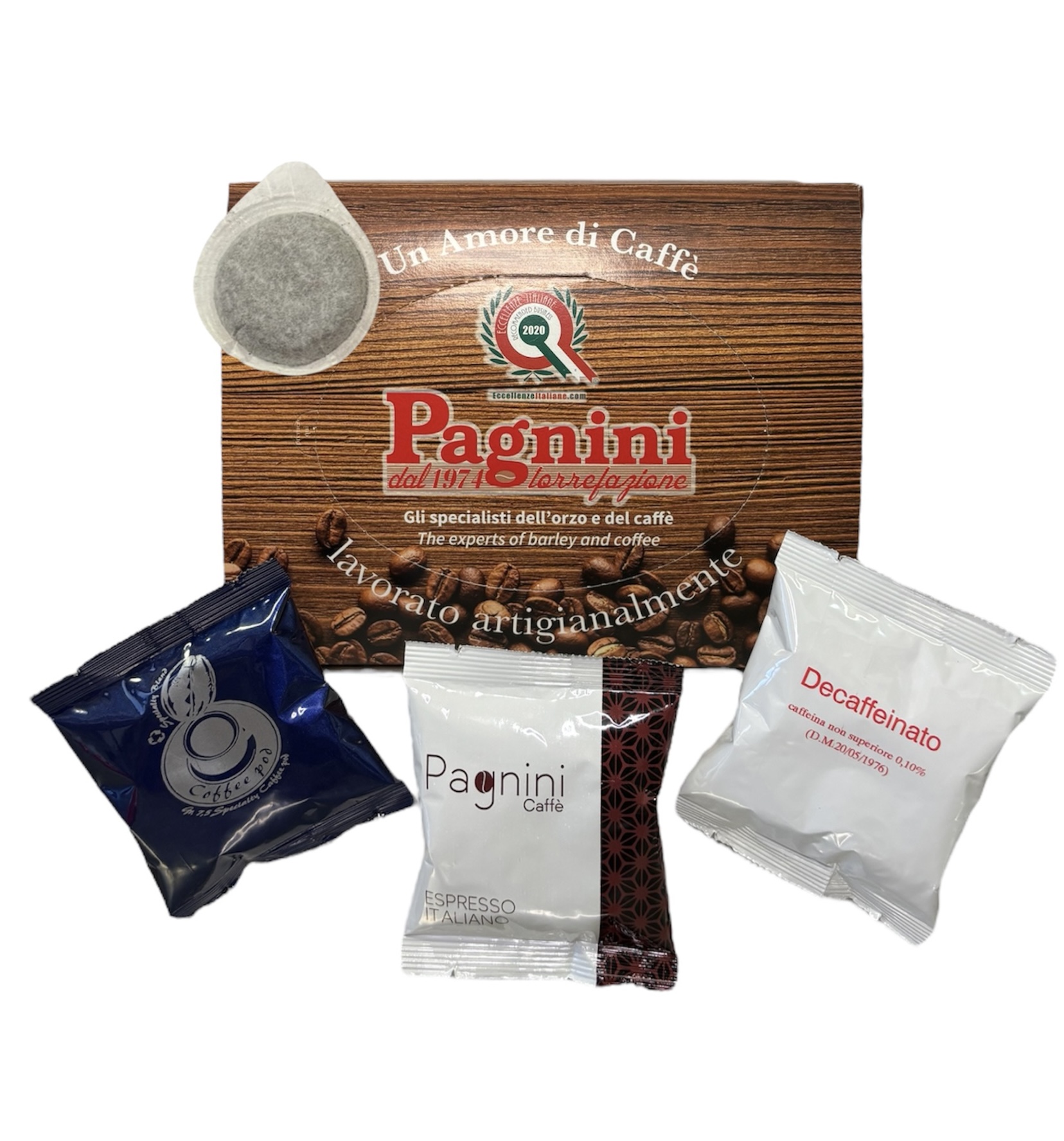 Kit assaggio cialde Top Specialty, Forte e decaffeinato